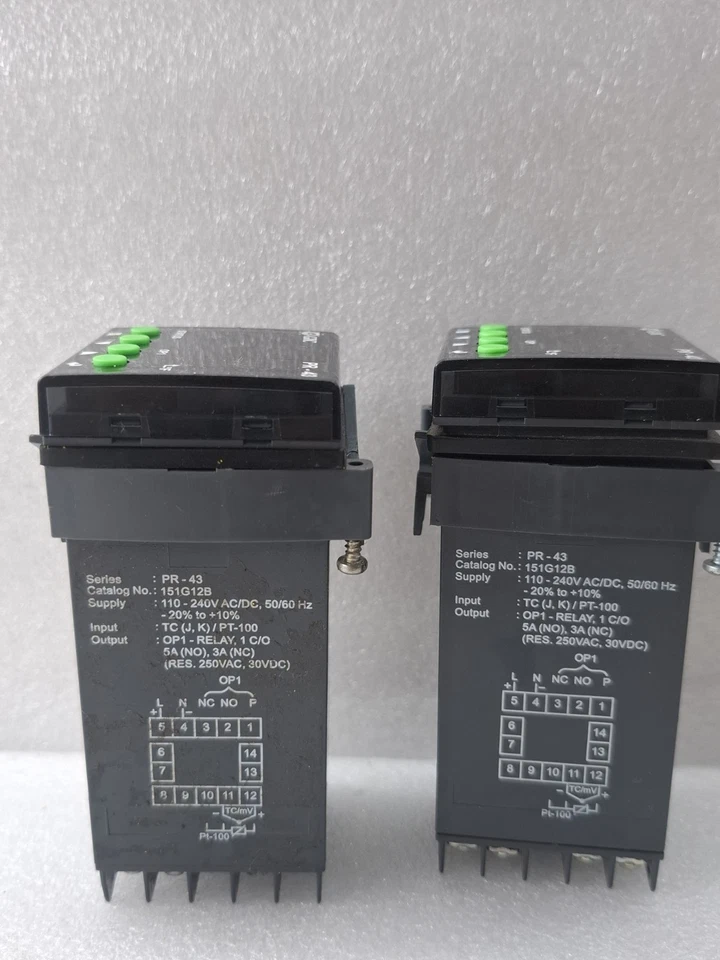 LOT OF 2 PCS GIC PR-43 TEMPERATURE CONTROLLER 151G12B FREE SHIP